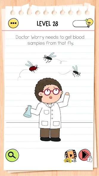 Brain Test 4: Tricky Friends (Брейн Тест 4) [МОД: Много монет, Открытые уровни и Мега MOD] Screenshot 3