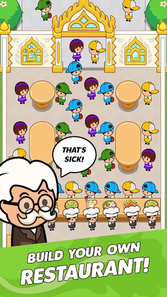 Food Fever: Restaurant Tycoon (Фуд Фивер) [МОД: Много денег, Монет и Все открыто] Screenshot 2