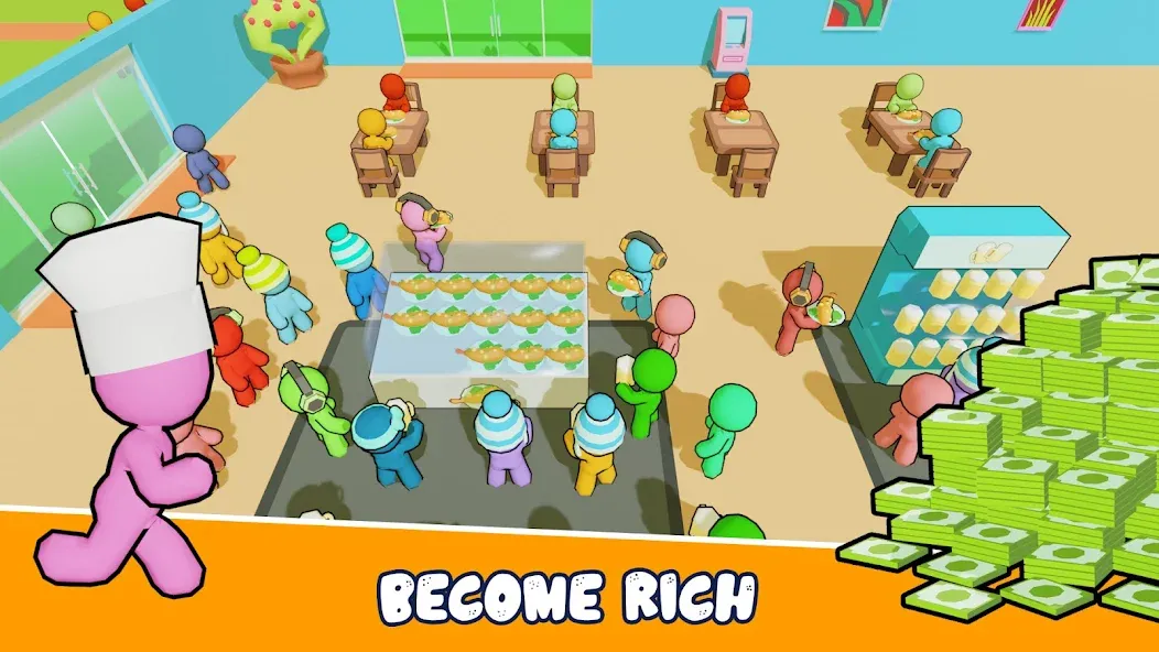 Kitchen Fever: Food Tycoon (Китчен Фивер) [МОД: Все открыто, Дополнительные деньги и Меню MOD] Screenshot 1