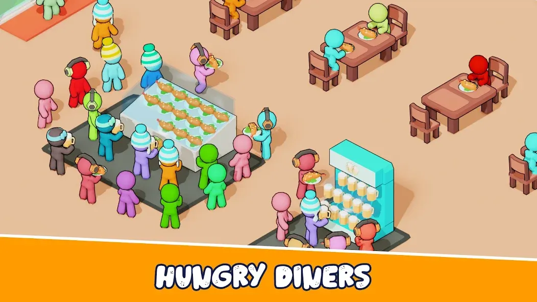 Kitchen Fever: Food Tycoon (Китчен Фивер) [МОД: Все открыто, Дополнительные деньги и Меню MOD] Screenshot 2