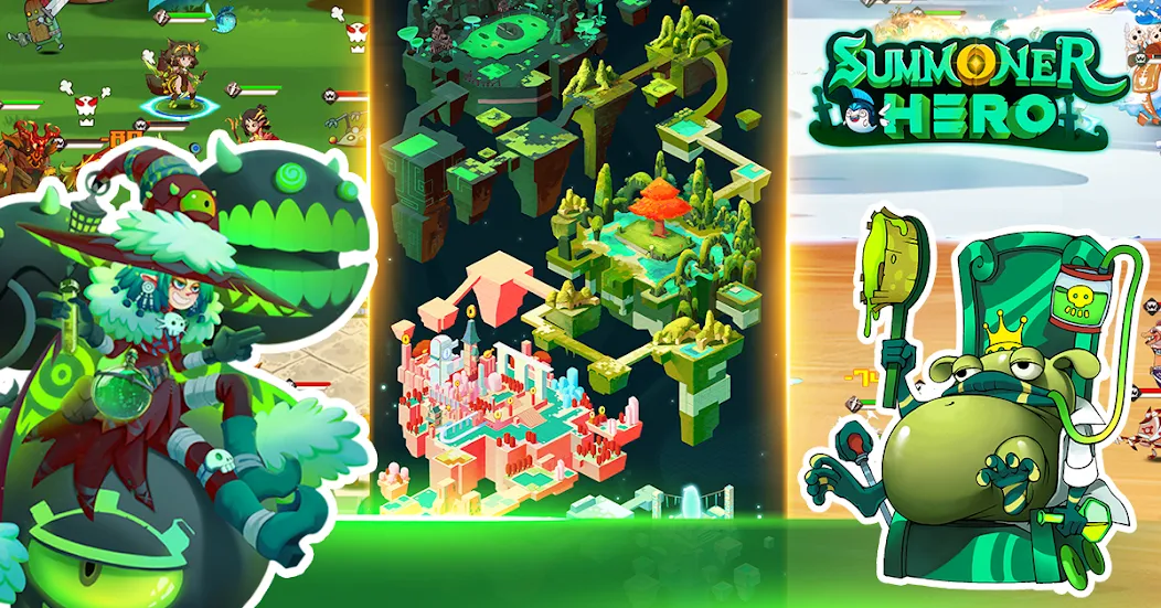 Summoner Hero: Epic Battle (Саммонер Хиро) [МОД: Бесконечные деньги, Монеты и Мега MOD] Screenshot 3
