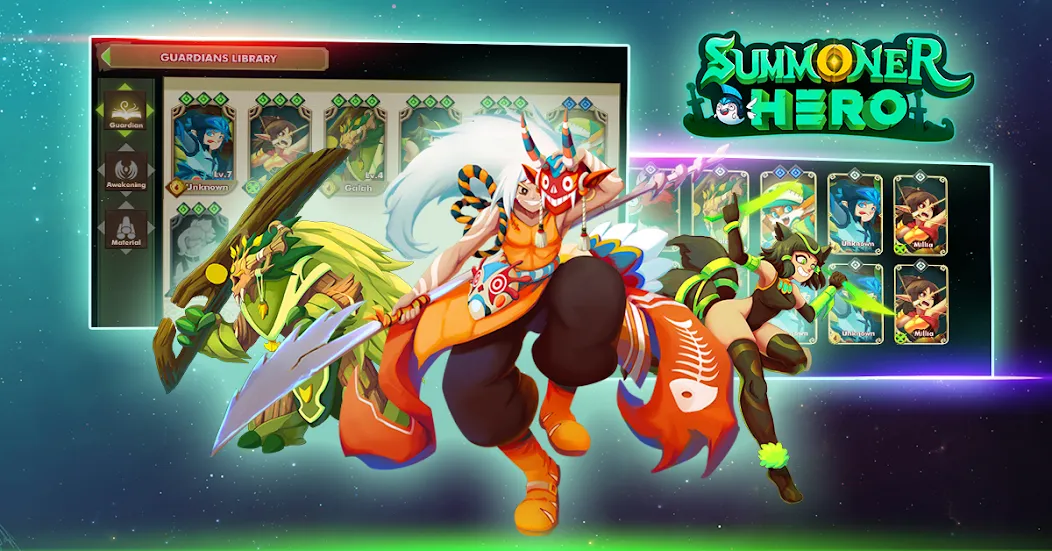 Summoner Hero: Epic Battle (Саммонер Хиро) [МОД: Бесконечные деньги, Монеты и Мега MOD] Screenshot 4