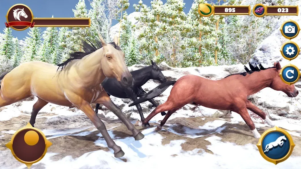 Virtual Horse Family Simulator [МОД: Много монет, Открытые уровни и Мега MOD] Screenshot 3