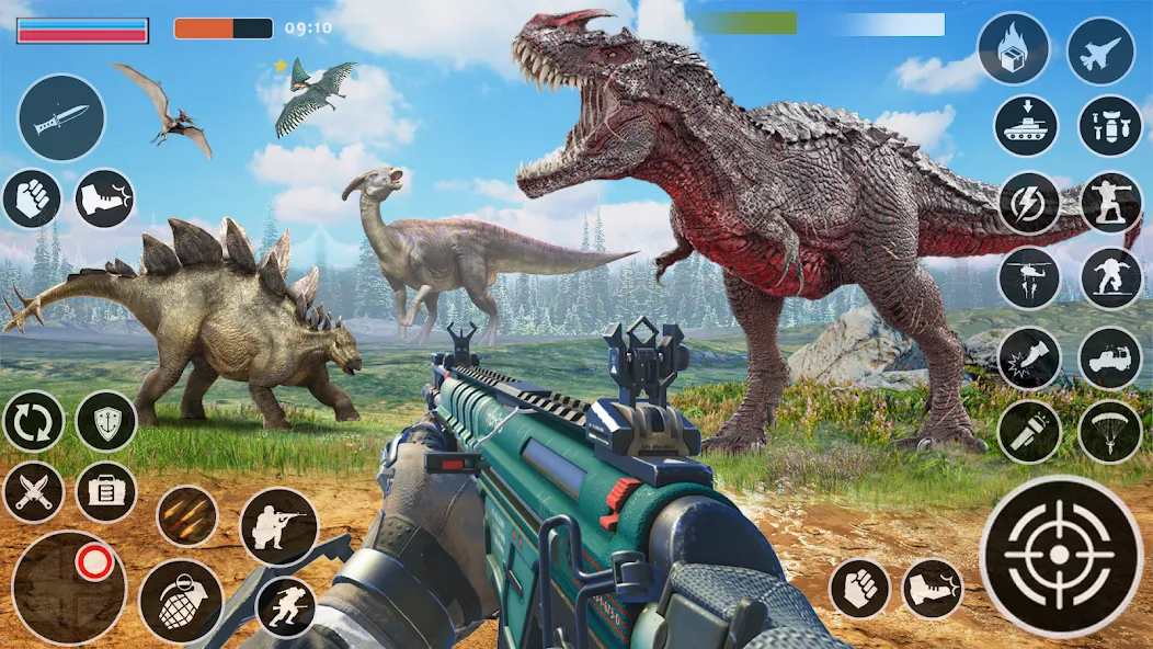 Wild Dino Hunting: Zoo Hunter (Дино Хантер) [МОД: Деньги, Монеты и Меню MOD] Screenshot 2