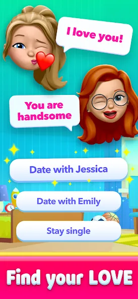 Story Life Simulator: Idle Sim (Стри Лайф Симулятор) [МОД: Много монет, Открытые уровни и Мега MOD] Screenshot 2