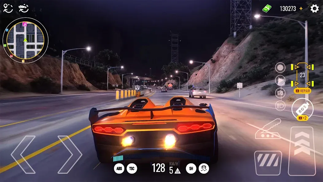 Driving Real Race City 3D (Драйвинг Реал Рейс Сити 3Д) [МОД: Меню, Бесконечные монеты и Открытые уровни] Screenshot 1