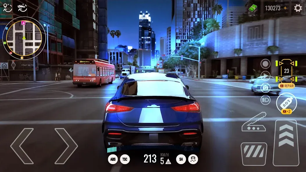 Driving Real Race City 3D (Драйвинг Реал Рейс Сити 3Д) [МОД: Меню, Бесконечные монеты и Открытые уровни] Screenshot 4