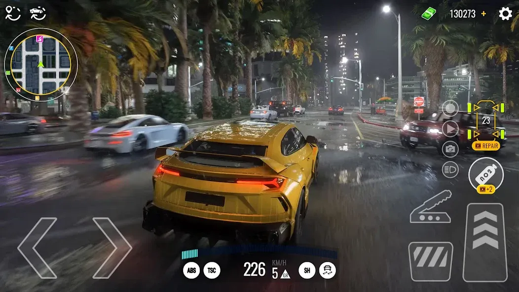 Driving Real Race City 3D (Драйвинг Реал Рейс Сити 3Д) [МОД: Меню, Бесконечные монеты и Открытые уровни] Screenshot 5