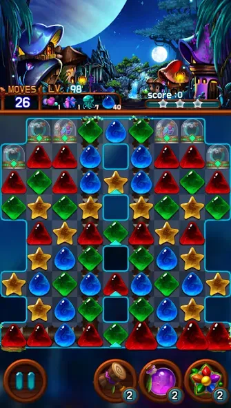 Jewel Galaxy (Джуэл Гэлакси) [МОД: Меню, Бесконечные монеты и Открытые уровни] Screenshot 5