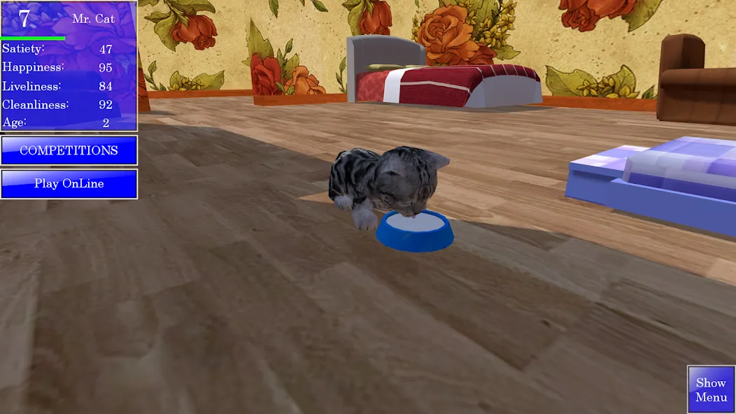 Cute Pocket Cat 3D (Сьют Покет Кэт 3Д) [МОД: Много денег, Монет и Все открыто] Screenshot 4