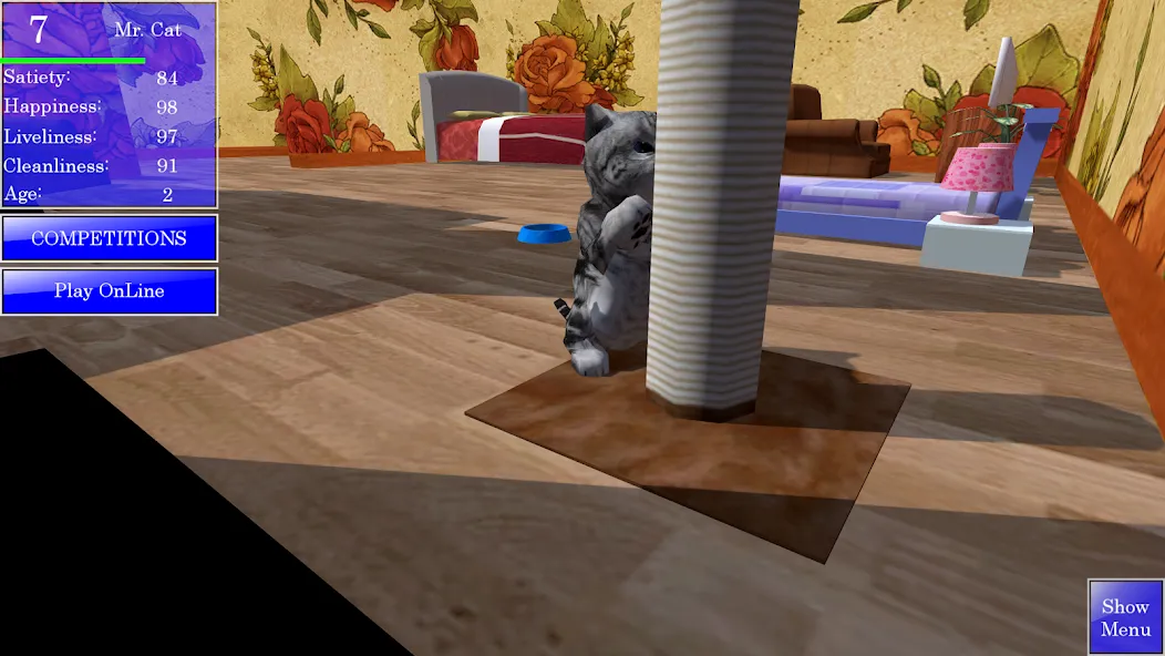 Cute Pocket Cat 3D (Сьют Покет Кэт 3Д) [МОД: Много денег, Монет и Все открыто] Screenshot 5