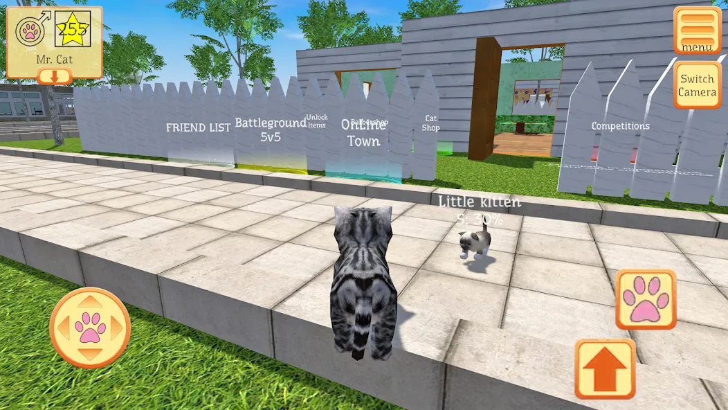 Cute Pocket Cat 3D - Part 2 (Сьют Покет Кэт 3Д) [МОД: Все открыто, Дополнительные деньги и Меню MOD] Screenshot 5