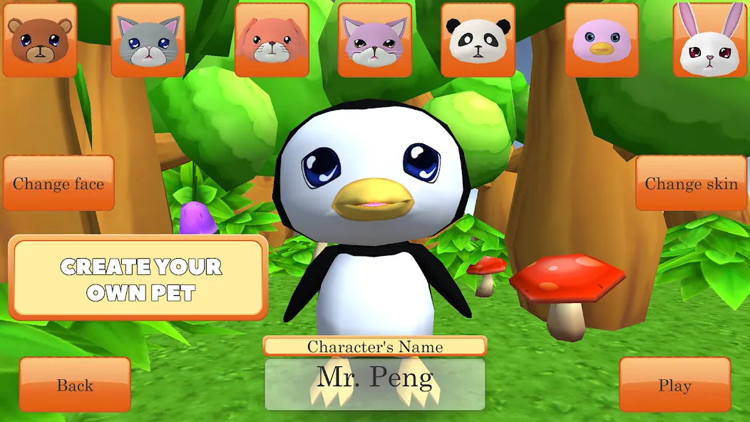 Cute Pocket Pets 3D (Кьют Покет Петс 3Д) [МОД: Меню, Бесконечные монеты и Открытые уровни] Screenshot 1