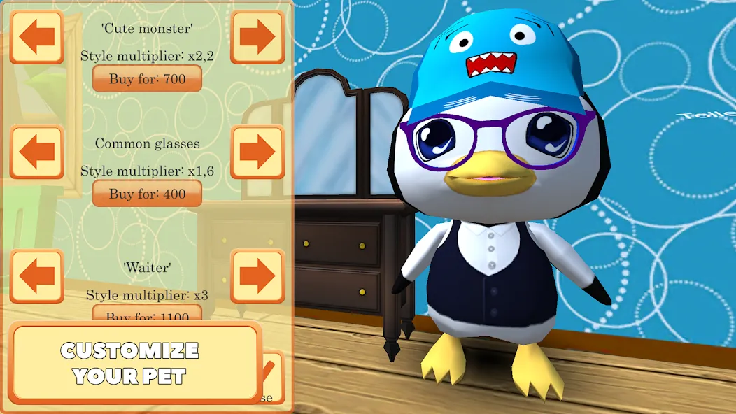 Cute Pocket Pets 3D (Кьют Покет Петс 3Д) [МОД: Меню, Бесконечные монеты и Открытые уровни] Screenshot 2