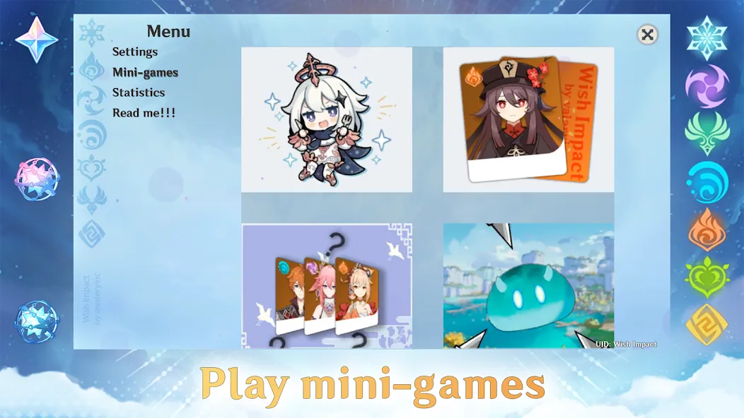 Wish Impact: Genshin Wish Sim (Уиш Импакт) [МОД: Много монет, Открытые уровни и Мега MOD] Screenshot 5