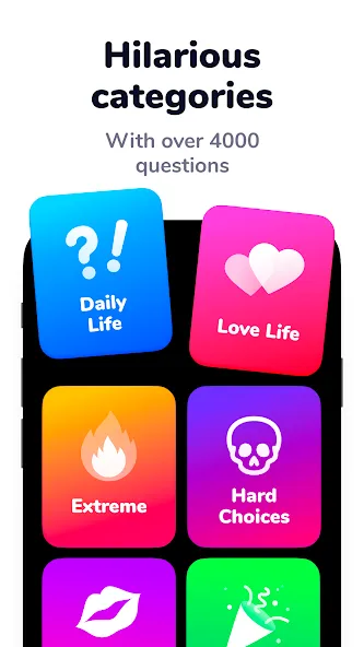 Dilemmaly - Would you rather? [МОД: Все открыто, Дополнительные деньги и Меню MOD] Screenshot 2