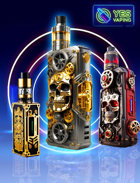 Virtual Vape Smoke Simulation (Виртуальное имитирование дыма от вэйпа) [МОД: Бесконечные деньги, Монеты и Мега MOD] Screenshot 1