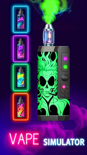 Virtual Vape Smoke Simulation (Виртуальное имитирование дыма от вэйпа) [МОД: Бесконечные деньги, Монеты и Мега MOD] Screenshot 5
