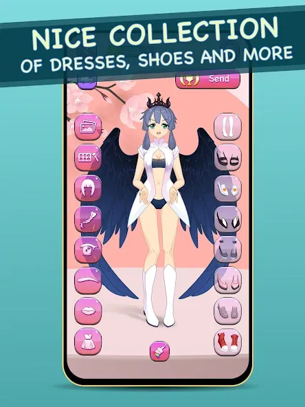 Anime Dress Up for Adults [МОД: Много денег, Монет и Все открыто] Screenshot 3