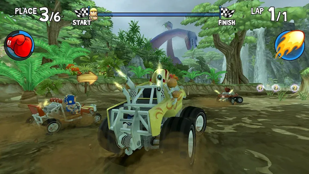 Beach Buggy Racing (Бич Багги Рейсинг) [МОД: Все открыто, Дополнительные деньги и Меню MOD] Screenshot 2