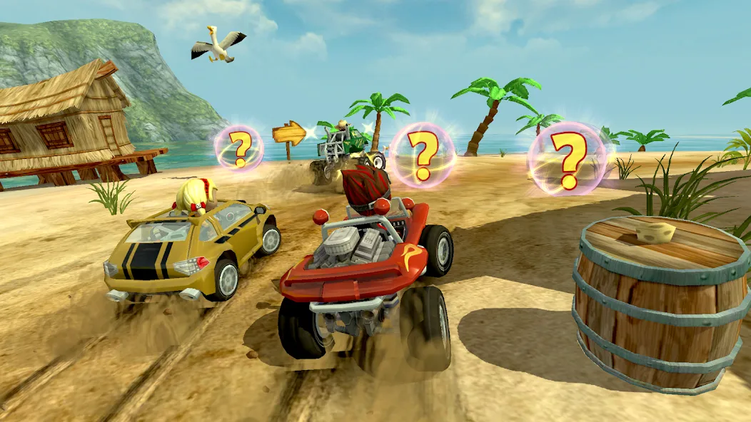 Beach Buggy Racing (Бич Багги Рейсинг) [МОД: Все открыто, Дополнительные деньги и Меню MOD] Screenshot 3