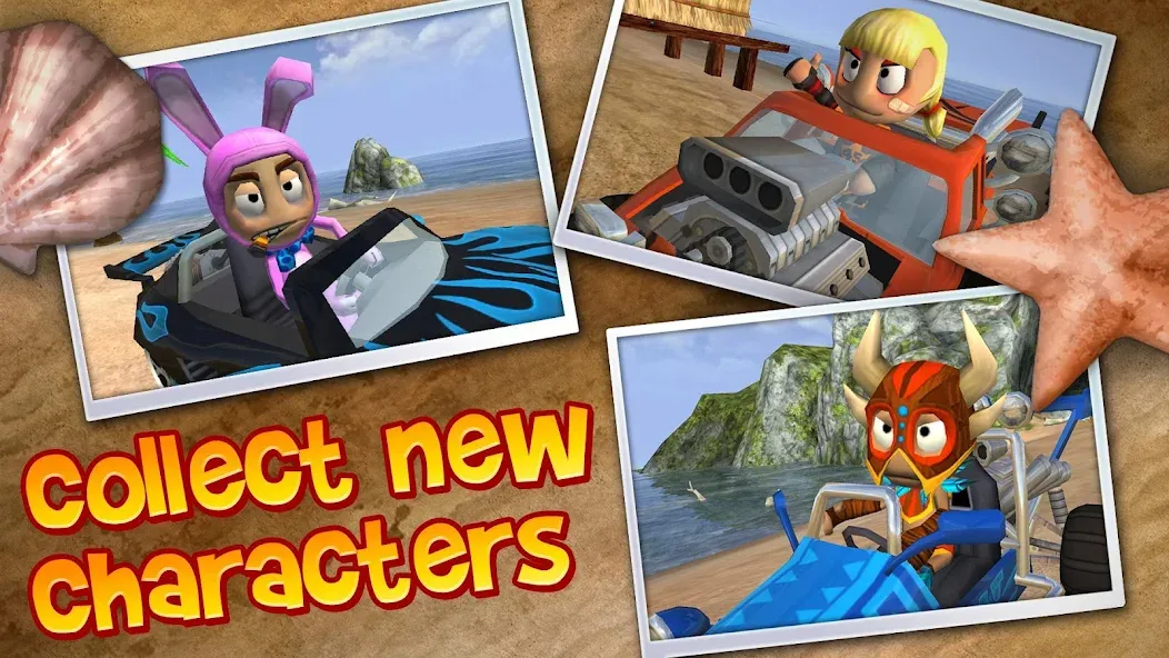 Beach Buggy Blitz (Бич Багги Блиц) [МОД: Меню, Бесконечные монеты и Открытые уровни] Screenshot 4