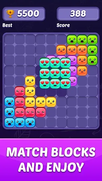 Block Puzzle Game (Блокголоволомка игра) [МОД: Деньги, Монеты и Меню MOD] Screenshot 1
