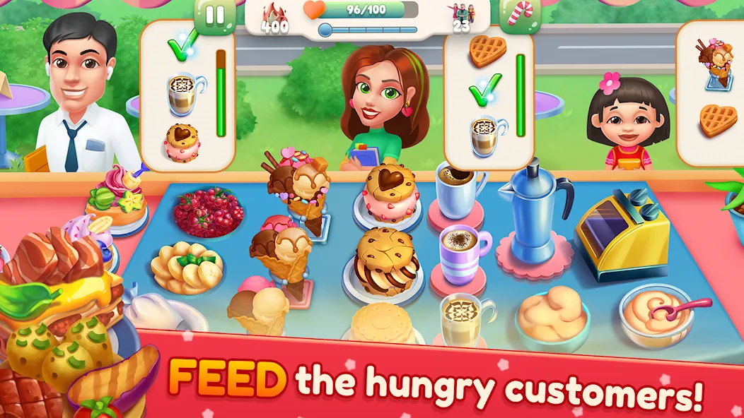 Cooking Artist: Kitchen Game (Кукинг Артист) [МОД: Все открыто, Дополнительные деньги и Меню MOD] Screenshot 1