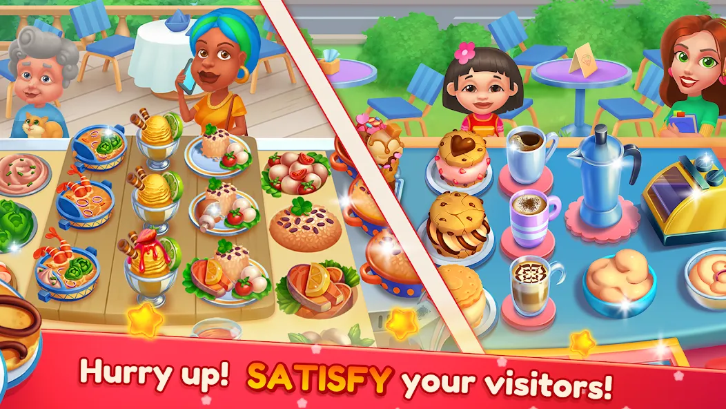 Cooking Artist: Kitchen Game (Кукинг Артист) [МОД: Все открыто, Дополнительные деньги и Меню MOD] Screenshot 4