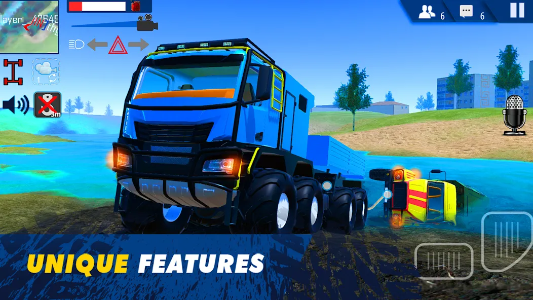 Offroad Simulator Online 4x4 (Оффроуд Симулятор Онлайн 44) [МОД: Меню, Бесконечные монеты и Открытые уровни] Screenshot 2