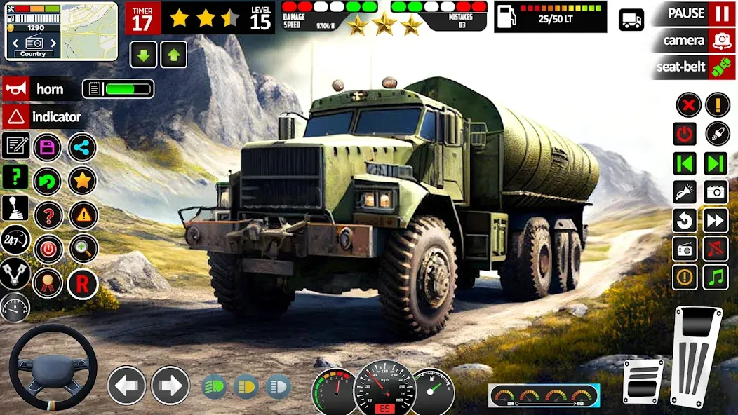 Army Truck Transport Game 2023 [МОД: Бесконечные деньги, Монеты и Мега MOD] Screenshot 1