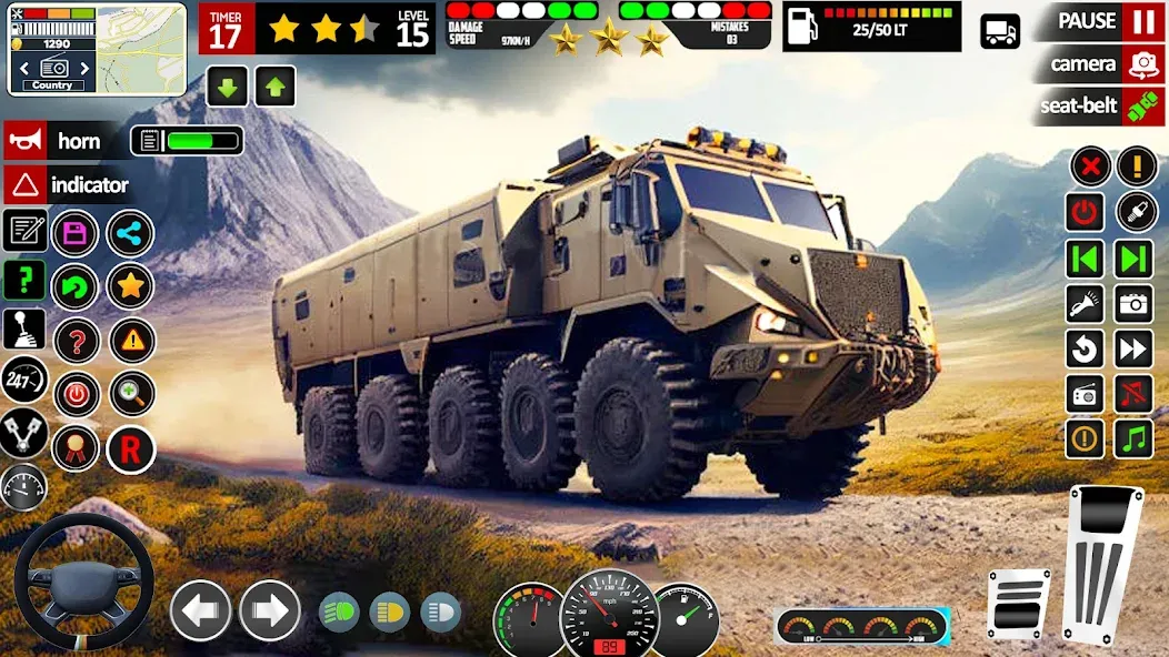 Army Truck Transport Game 2023 [МОД: Бесконечные деньги, Монеты и Мега MOD] Screenshot 2