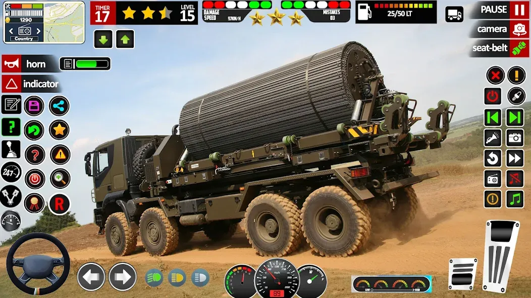 Army Truck Transport Game 2023 [МОД: Бесконечные деньги, Монеты и Мега MOD] Screenshot 4