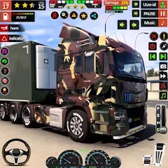 Скачать Army Truck Transport Game 2023 [МОД: Бесконечные деньги, Монеты и Мега MOD] | Взлом Army Truck Transport Game 2023 на Андроид