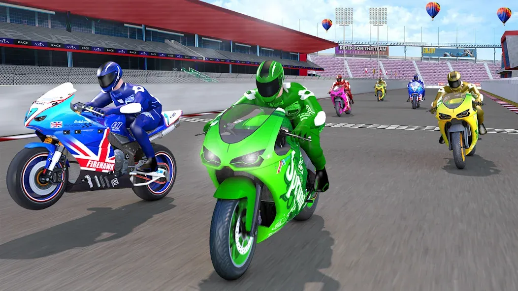 3D Bike Racing Games Offline [МОД: Меню, Бесконечные монеты и Открытые уровни] Screenshot 4