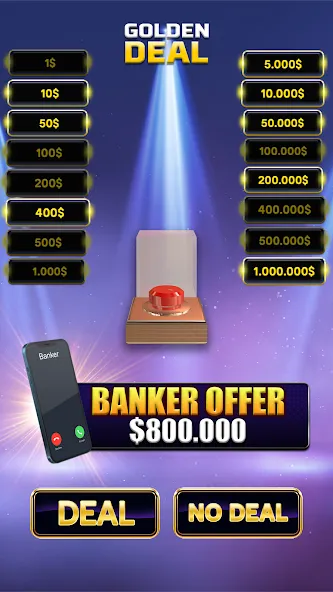 Million Golden Deal Game (Миллион Золотой Сделки) [МОД: Меню, Бесконечные монеты и Открытые уровни] Screenshot 2