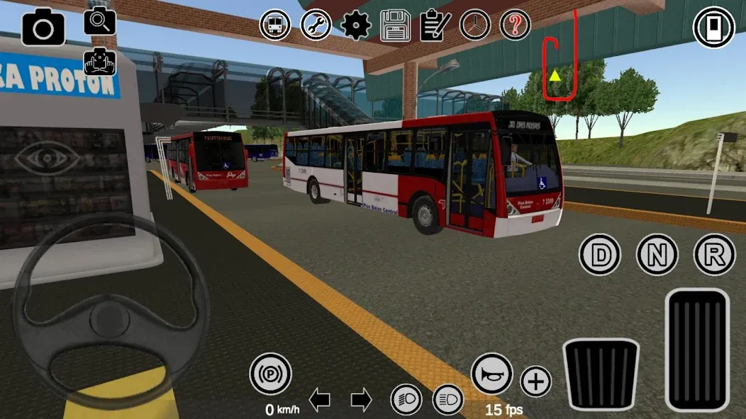 Proton Bus Simulator Urbano (Протон автобусный симулятор ) [МОД: Все открыто, Дополнительные деньги и Меню MOD] Screenshot 1