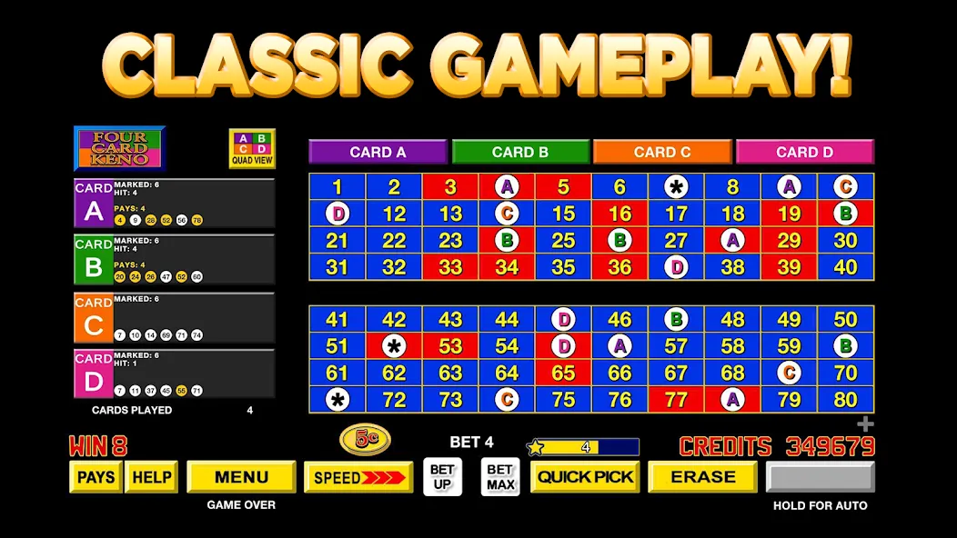 Keno Star - Multi Card Games (Кино Стар) [МОД: Много денег, Монет и Все открыто] Screenshot 3