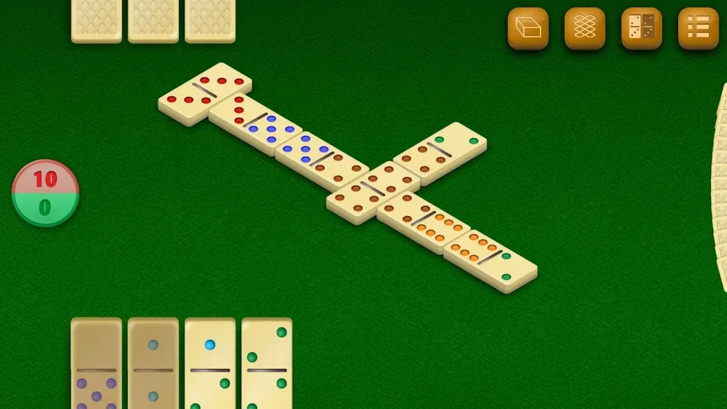 Dominoes (Домино) [МОД: Много монет, Открытые уровни и Мега MOD] Screenshot 1