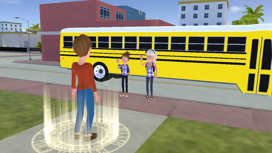 Super Dad Virtual : Happy Game [МОД: Меню, Бесконечные монеты и Открытые уровни] Screenshot 2
