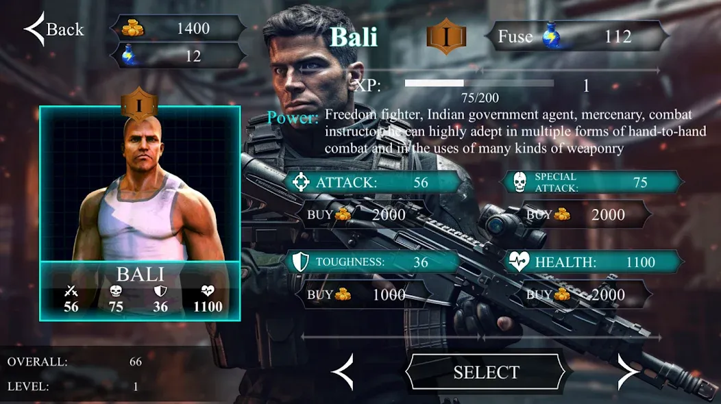 V Commando shooting [МОД: Деньги, Монеты и Меню MOD] Screenshot 2