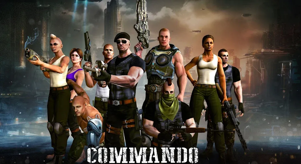 V Commando shooting [МОД: Деньги, Монеты и Меню MOD] Screenshot 4