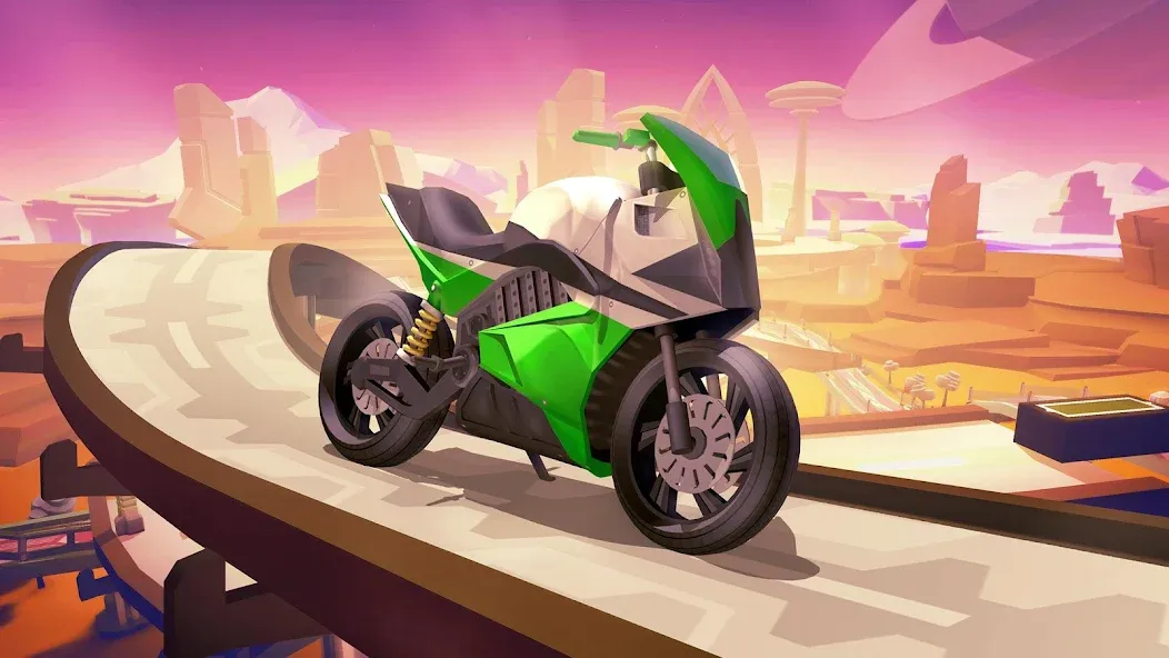 Gravity Rider Zero (Гравити Райдер Зеро) [МОД: Много денег, Монет и Все открыто] Screenshot 1