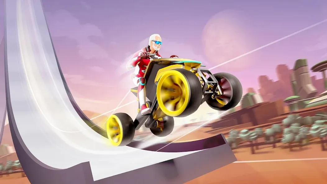 Gravity Rider Zero (Гравити Райдер Зеро) [МОД: Много денег, Монет и Все открыто] Screenshot 3