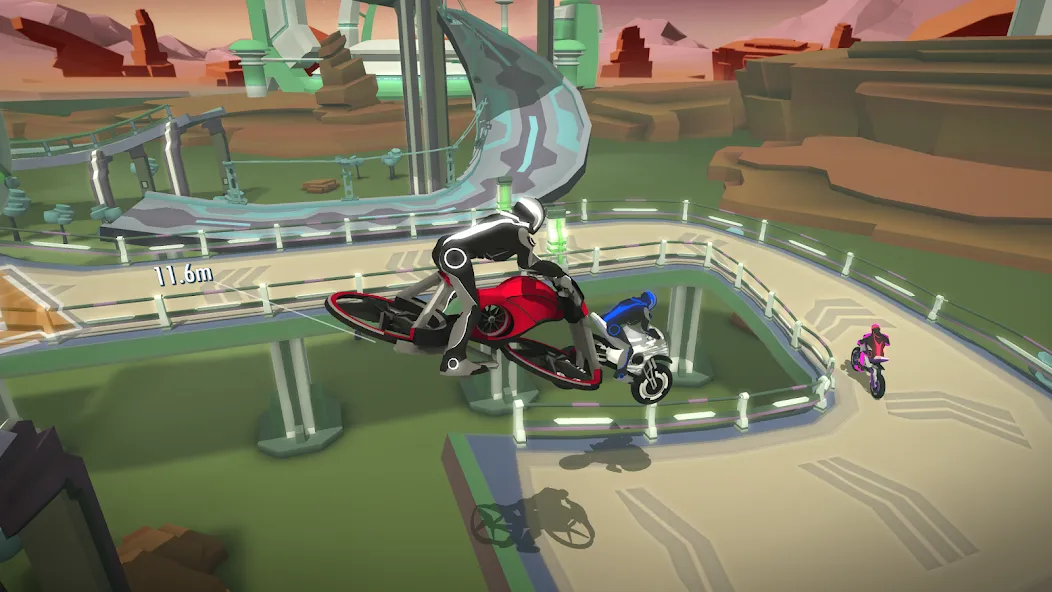 Gravity Rider Zero (Гравити Райдер Зеро) [МОД: Много денег, Монет и Все открыто] Screenshot 4
