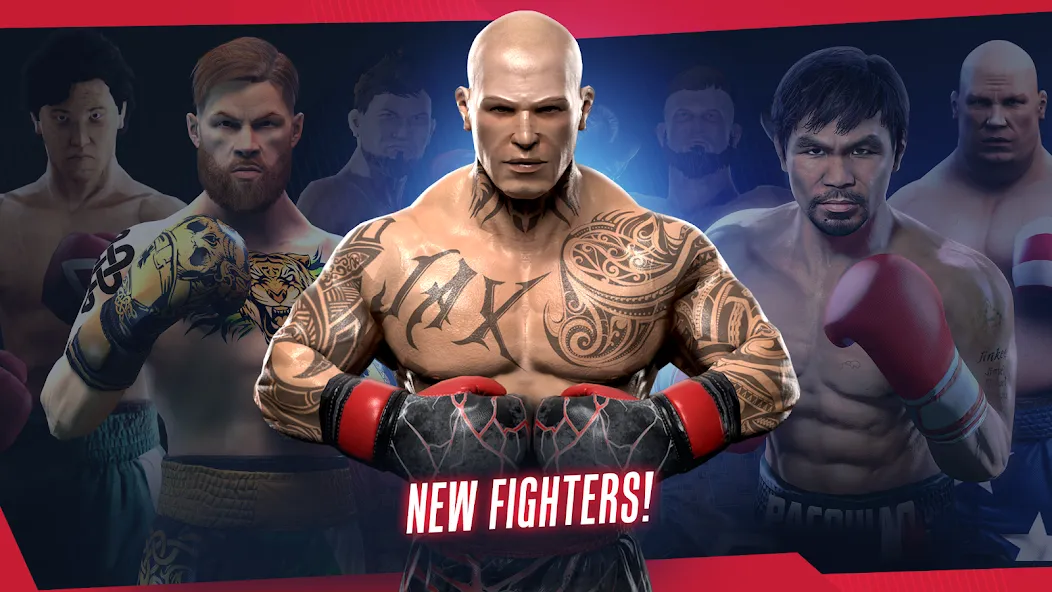 Real Boxing 2 (Риал Боксинг 2) [МОД: Меню, Бесконечные монеты и Открытые уровни] Screenshot 1