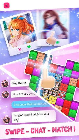 Eroblast: Waifu Dating Sim (Эробласт) [МОД: Много денег, Монет и Все открыто] Screenshot 1