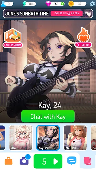 Eroblast: Waifu Dating Sim (Эробласт) [МОД: Много денег, Монет и Все открыто] Screenshot 4