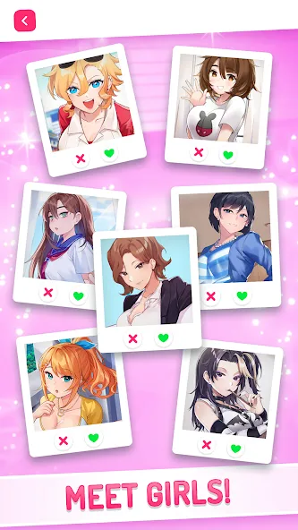 Eroblast: Waifu Dating Sim (Эробласт) [МОД: Много денег, Монет и Все открыто] Screenshot 5