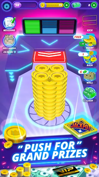 Coin Pusher - Vegas Dozer (Койн Пушер) [МОД: Меню, Бесконечные монеты и Открытые уровни] Screenshot 1